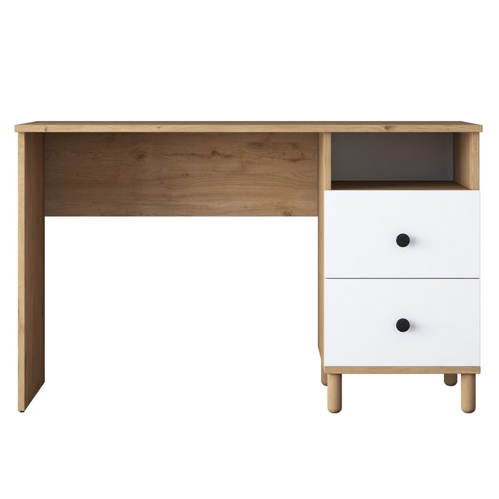 Hanah Home HA109 - 2633 Escritorio de estudio Nogal y Blanco Hanah Home HA109 - 2633 Escritorio de estudio Nogal y Blanco